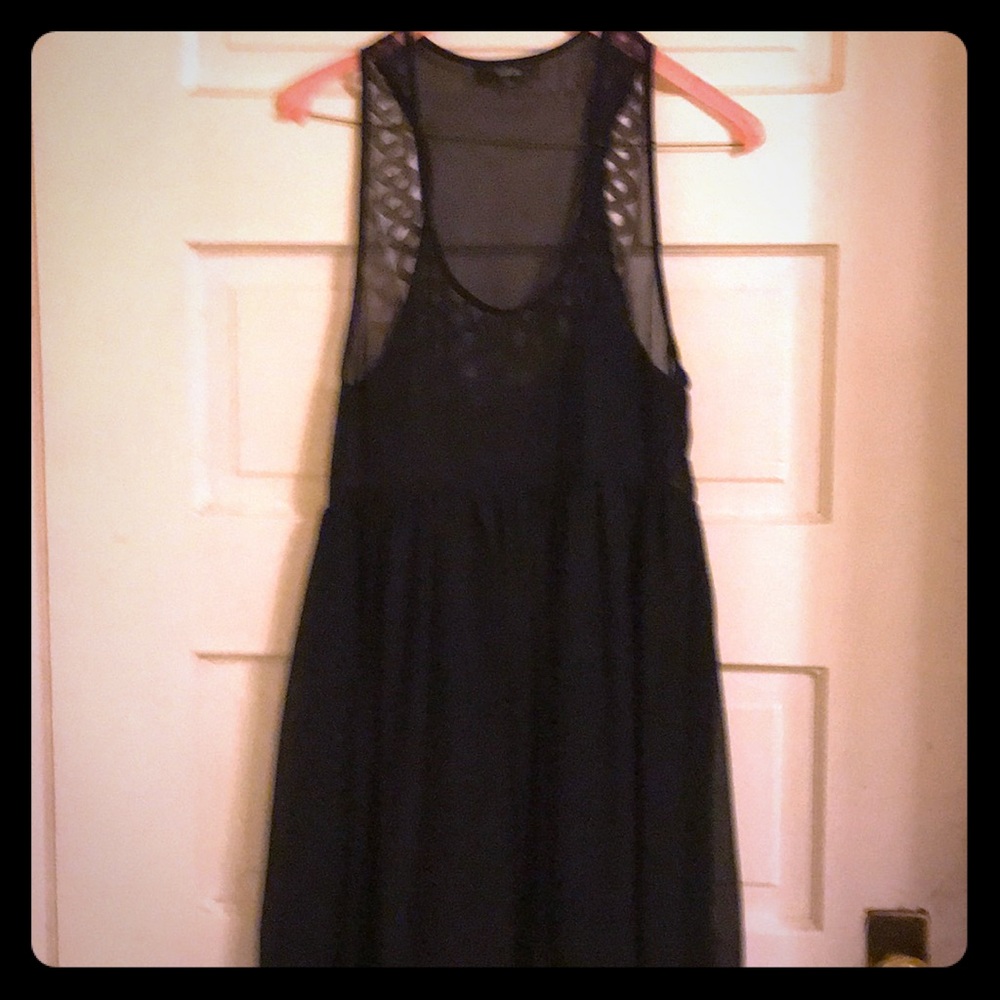 Sheer Black Tunic